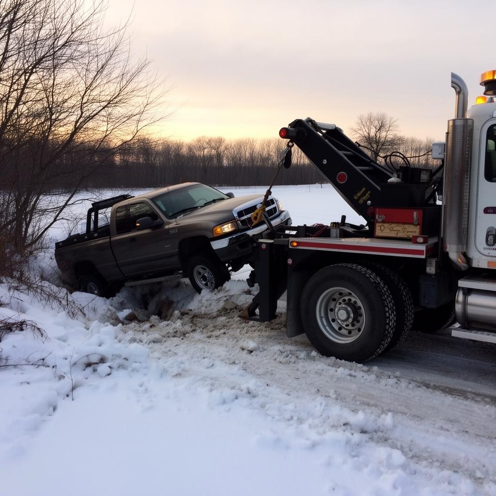 Accident Recovery & Winch-Outs in Milwaukee